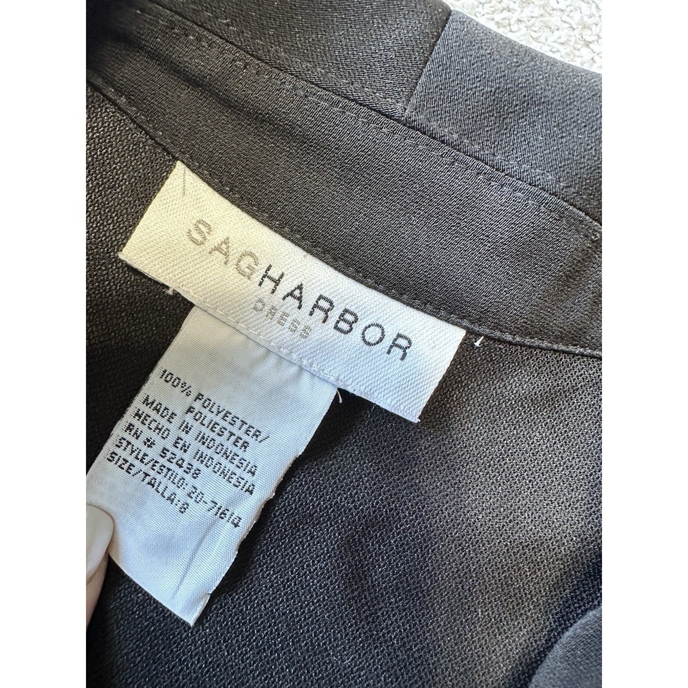 Women's‎ Sag Harbor Blazer Jacket Black Size 8 - Picture 12 of 12